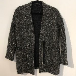 Zara fuzzy cardigan